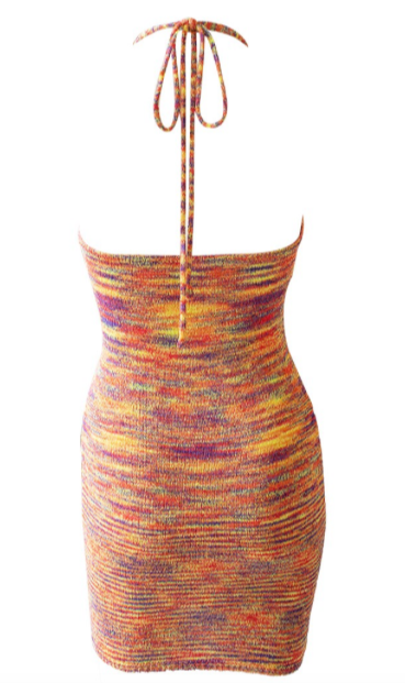 Teni Knitted Halter Dress