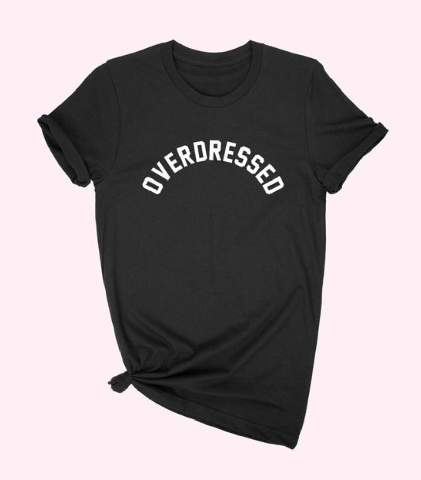 Overdressed Tee Black