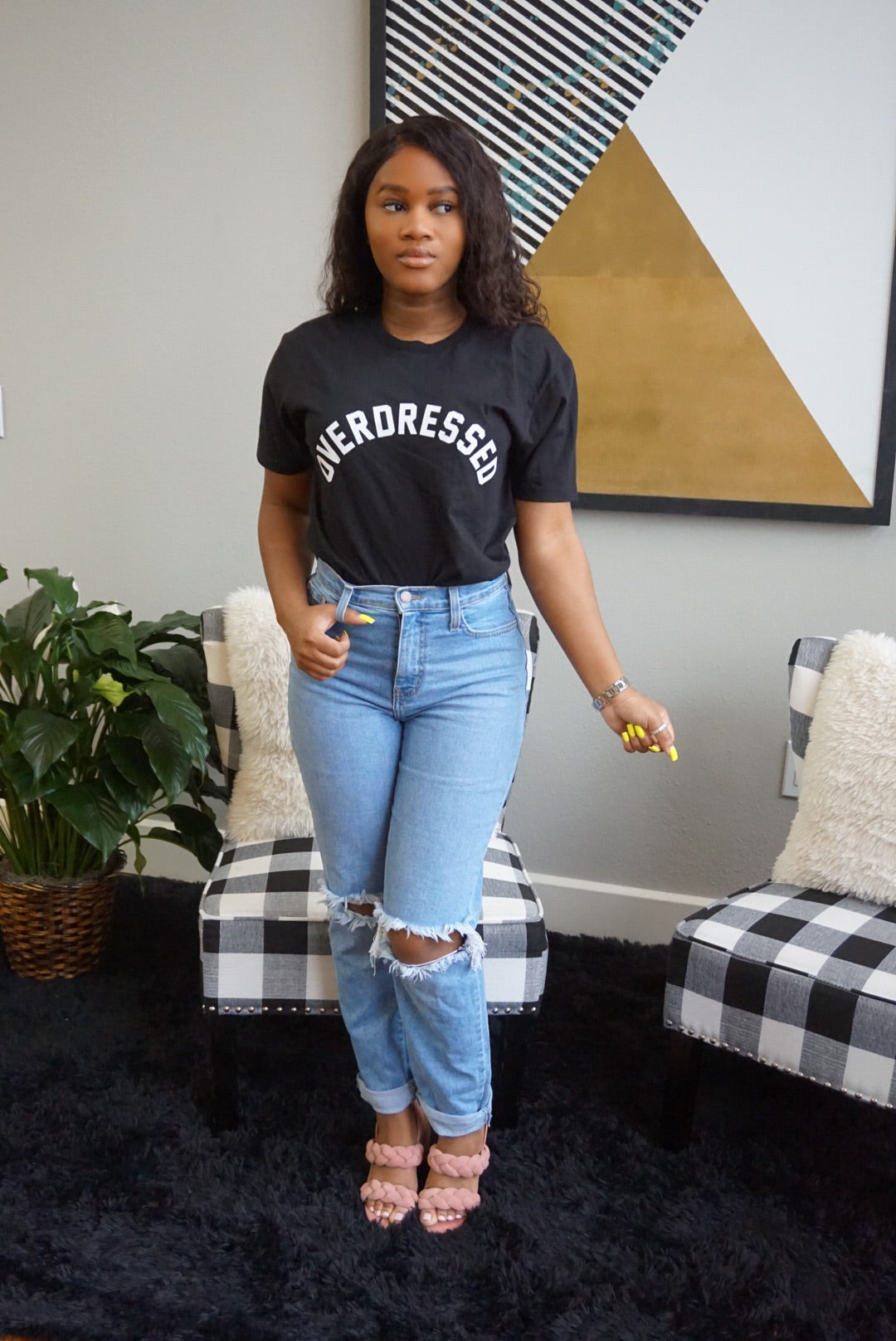 Overdressed Tee Black