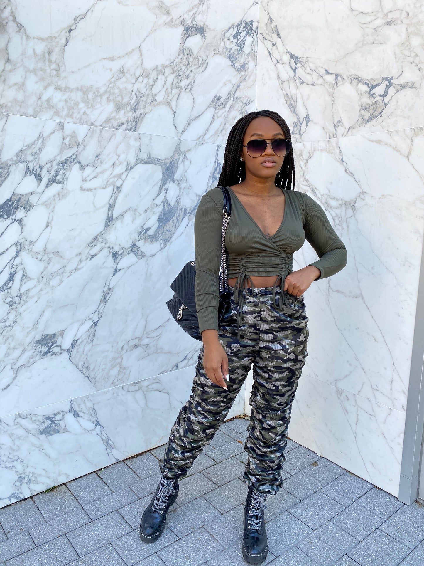 Isa Ruched Crop