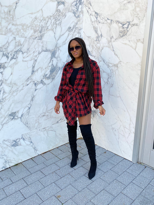 Juma Plaid Button Up