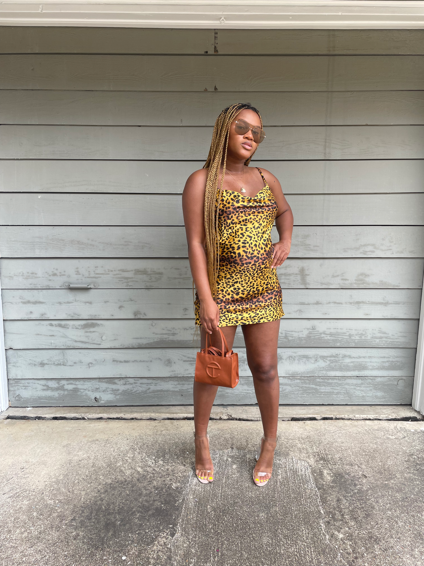 Junie Leopard Slip Dress