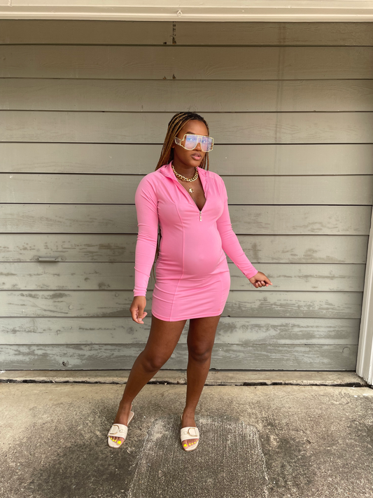 Bubblegum Pink Active Dress