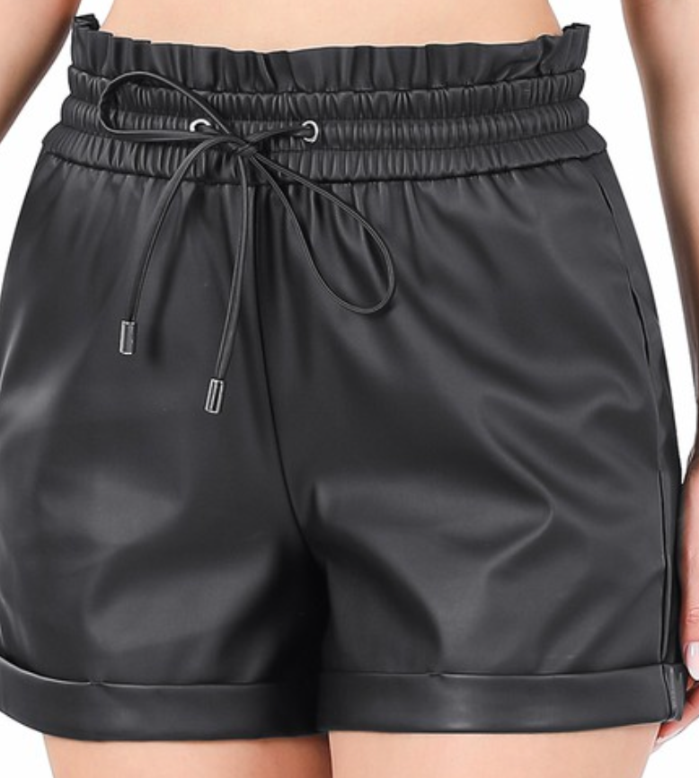 Em "Leather" Shorts