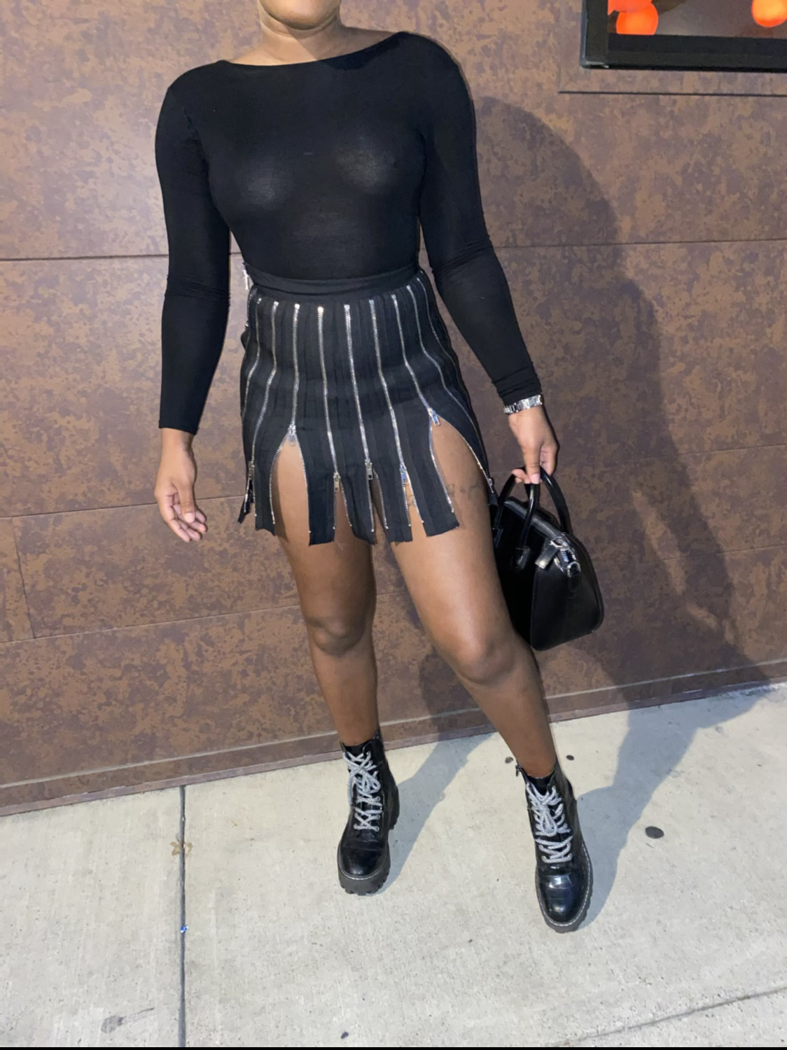 Half Zip Skirt