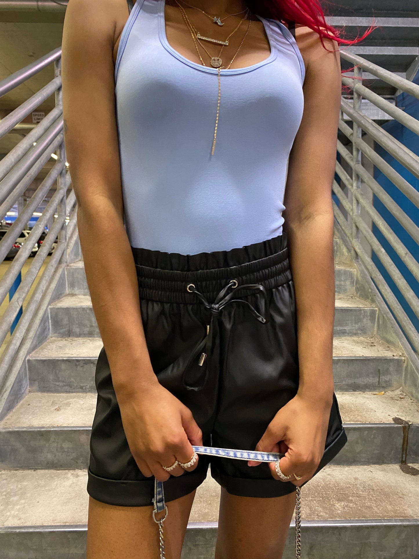 Em "Leather" Shorts